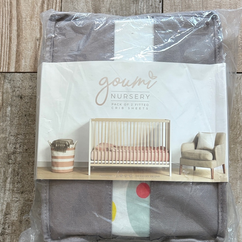 Goumi 2 organic Crib Sheet gift set